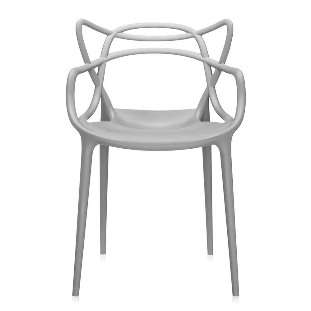 Kartell Masters Dining Chair, Grey Plastic | Barker & Stonehouse 4