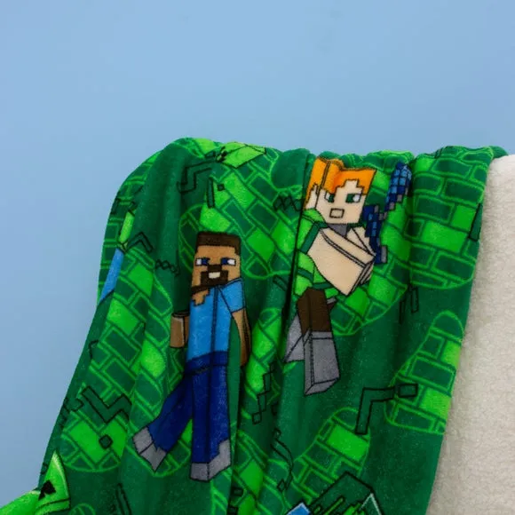 Minecraft Levels Fleece Blanket 100cm x 150cm 4