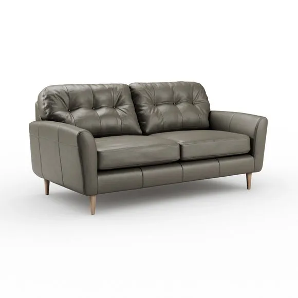 Sven Classic Leather 3 Seater Sofa 6