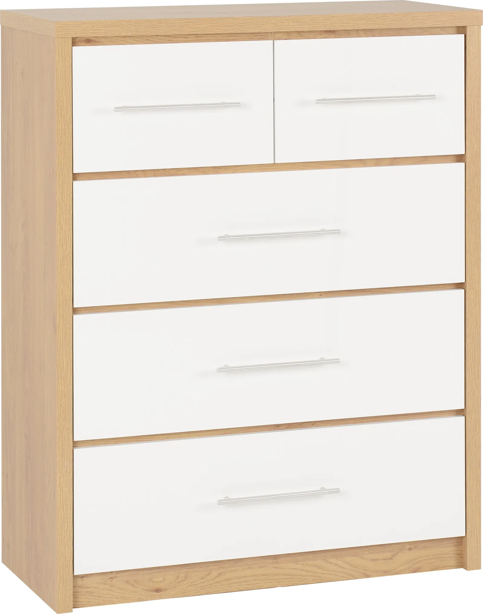 Seconique Seville 3+2 Drawer Chest in White 2