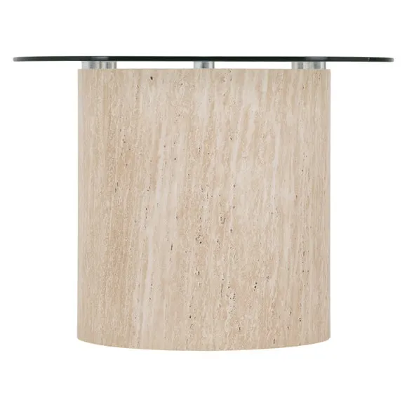 Malena Travertine Effect Coffee Table 5