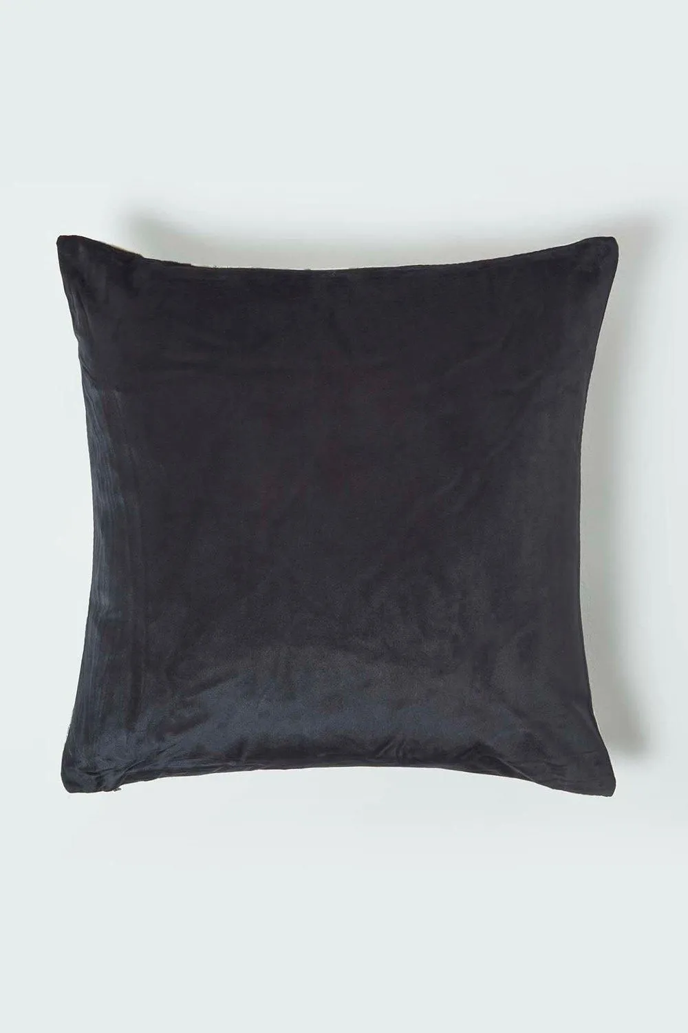 Homescapes Floral Butterfly Garden Grey Cushion 46 x 46 cm 2