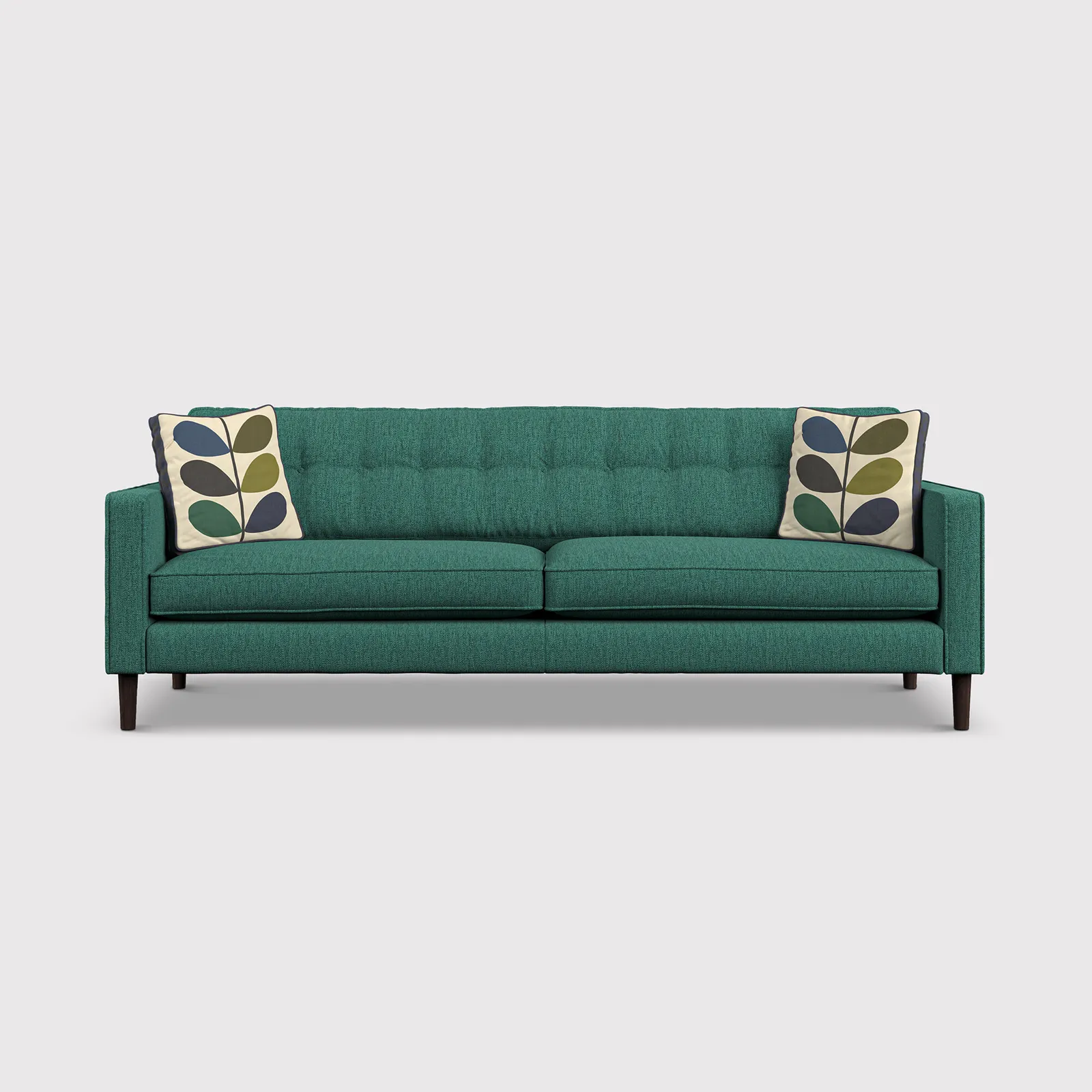 Orla Kiely Ebben Extra Large Sofa, Green Fabric | Barker & Stonehouse 1