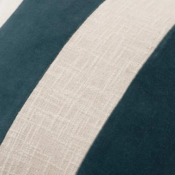 Clara Mixed Stripe Square Cushion 2