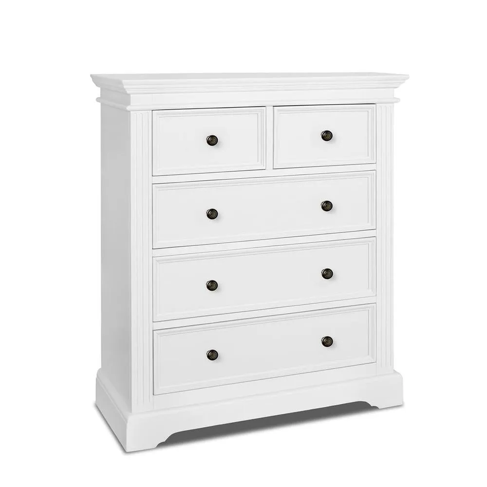 Statement Furniture Gainsborough White 2 Over 3 Chest of Drawers 5