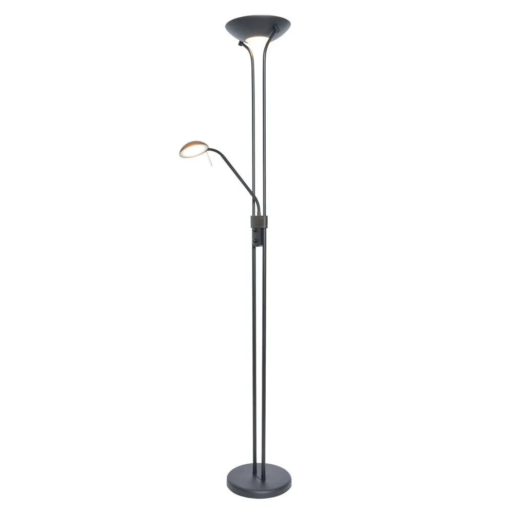 Mother and Child LED Floor Lamp, Satin Black 1