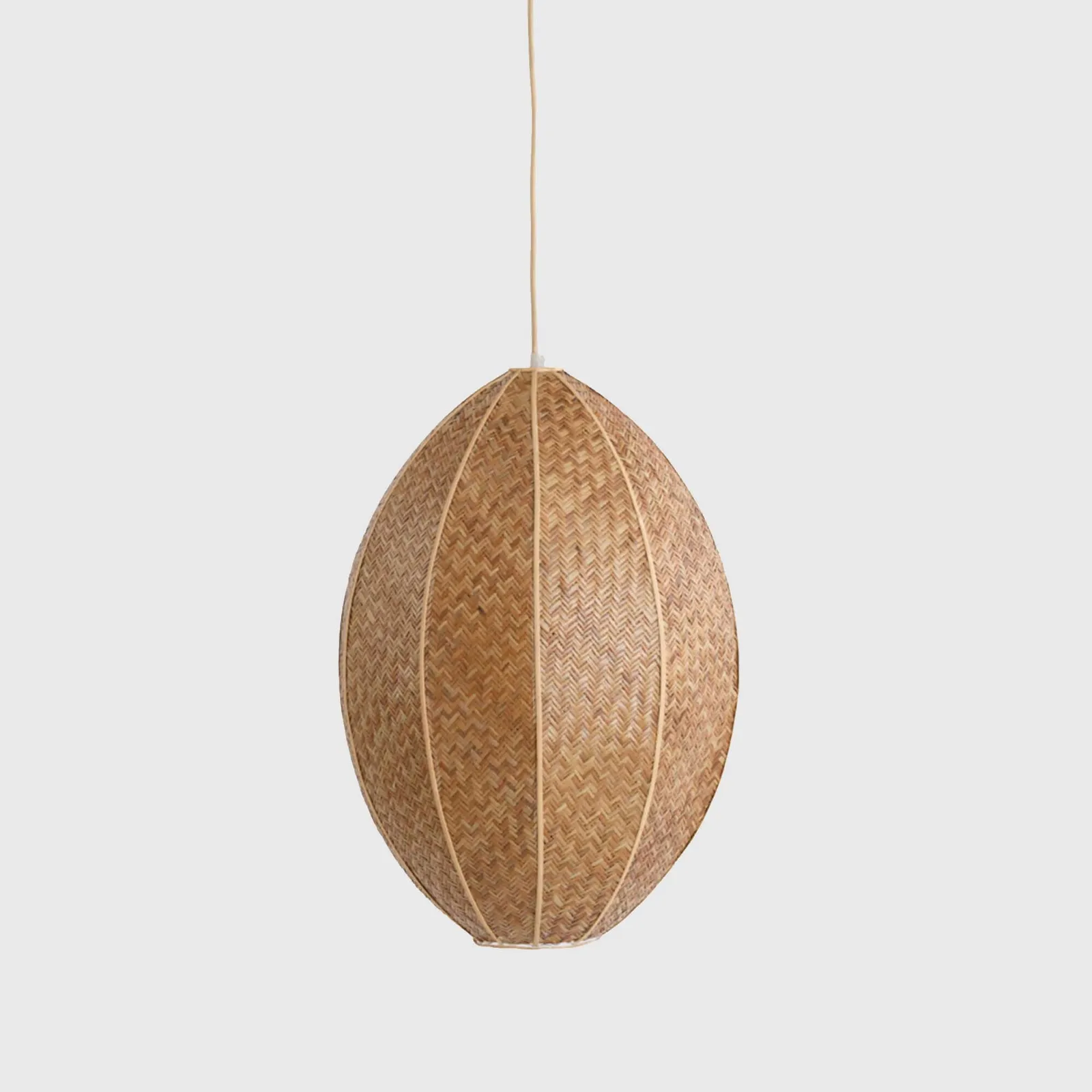 Large Brown Woven Pendant Light | Barker & Stonehouse
