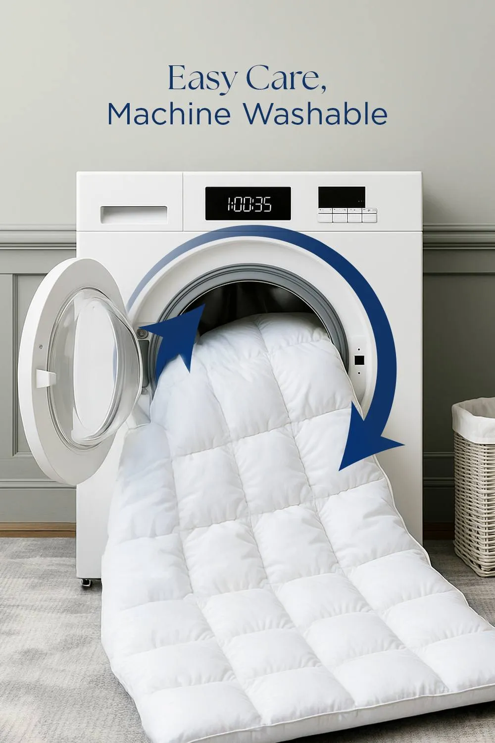 CHRISTY 'Cloud Loft' Lightweight All Season 10.5 Tog Duvet in White 6