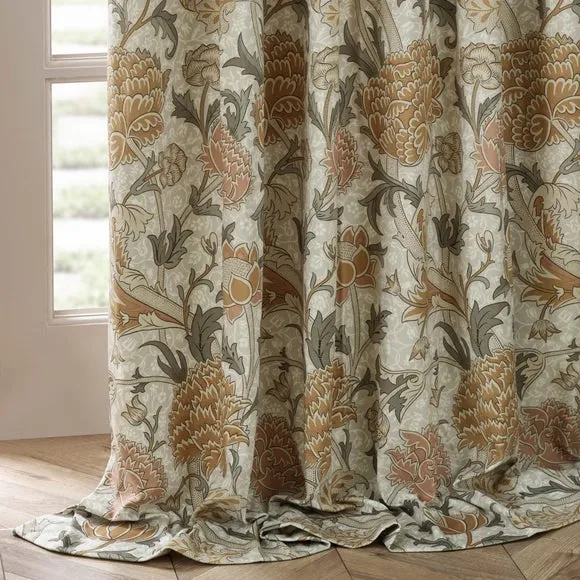 Morris & Co. Cray Chenille Pencil Pleat Curtains 4