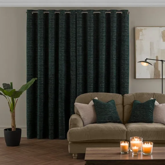 Hemmingway Chenille Eyelet Curtains 5