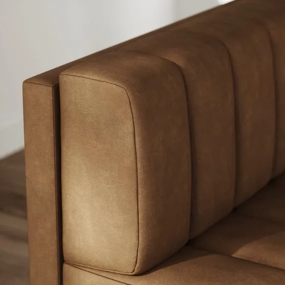 Amali Corner Dining Bench, Faux Leather 3