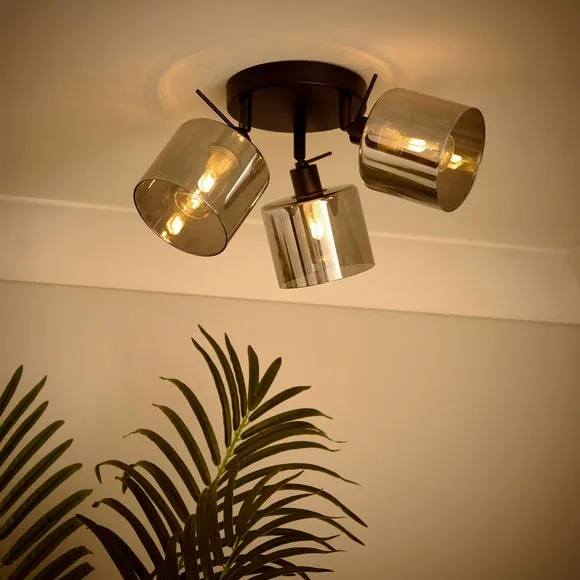 Erin 3 Light Adjustable Semi Flush Spotlight 2