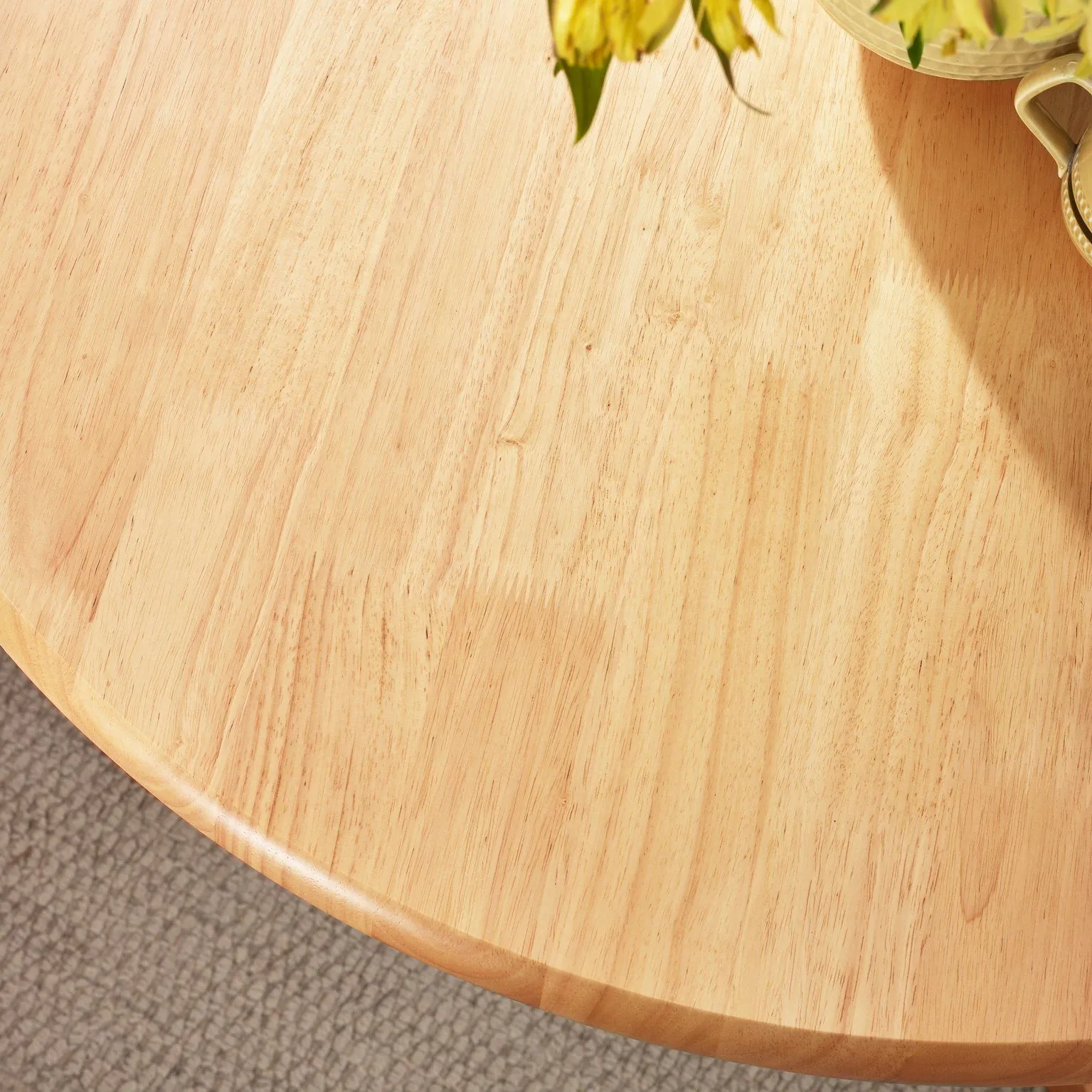 FurnitureboxUK Bude Rustic Wooden Dining Table in Light Oak 2
