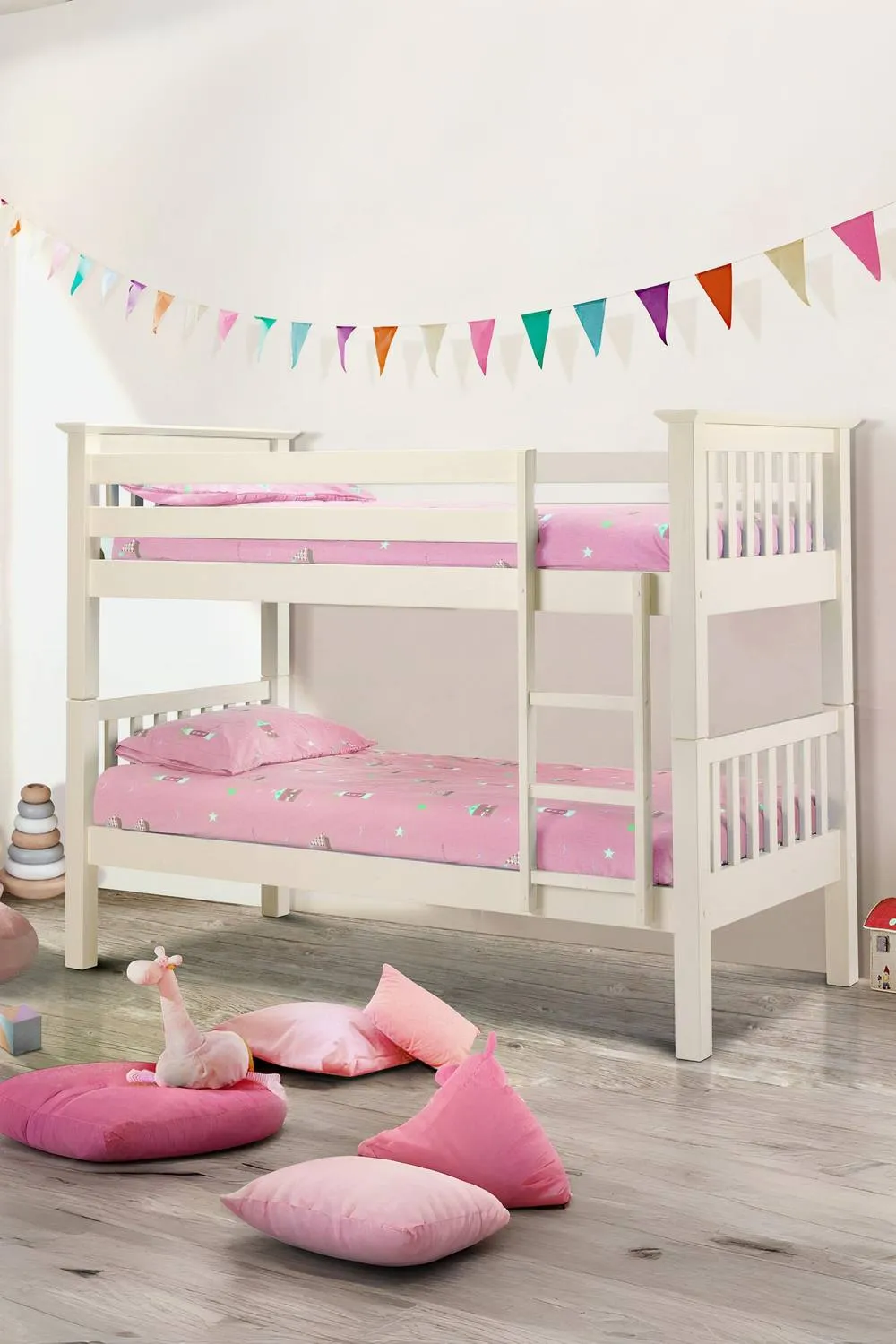 Julian Bowen Barcelona Bunk Bed in White