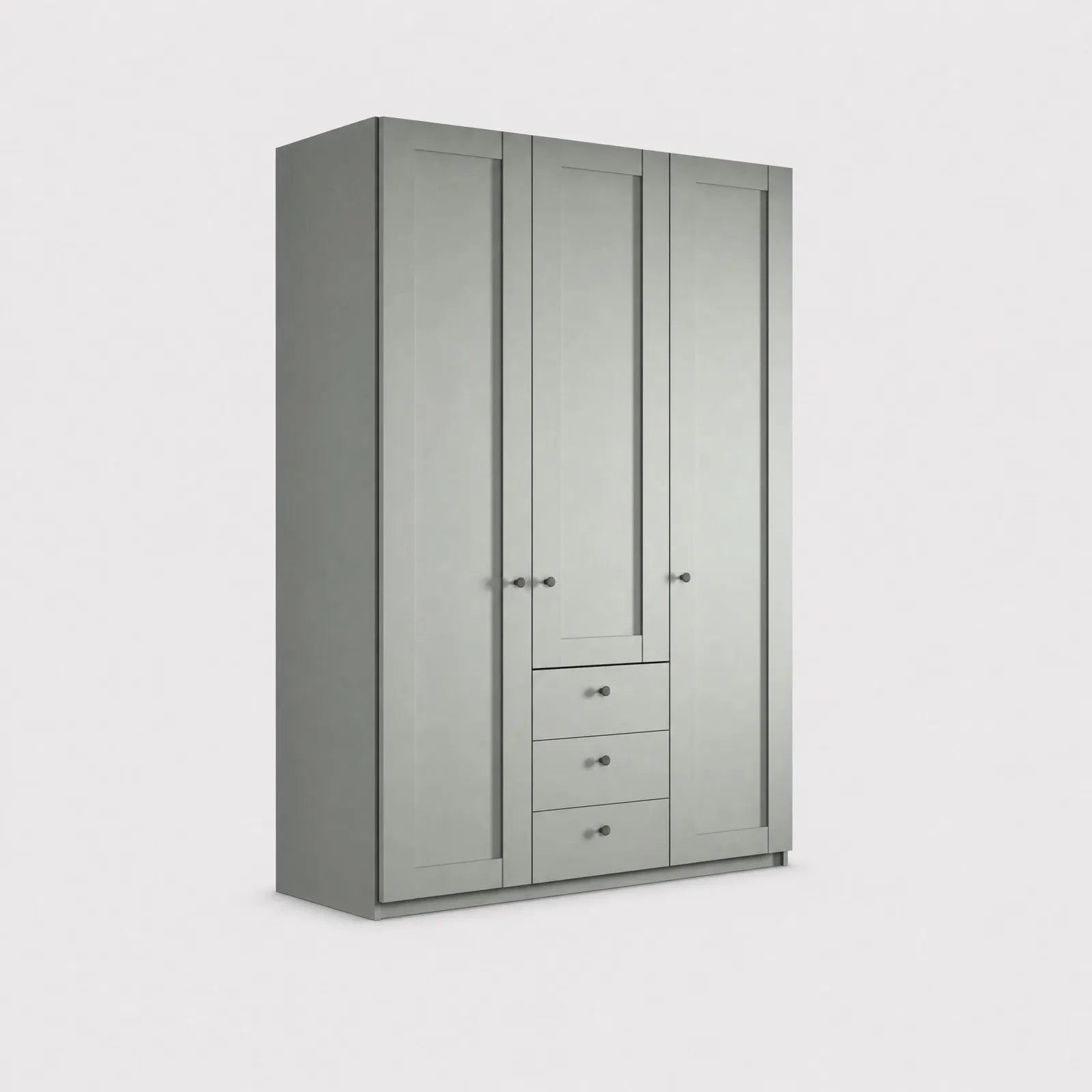 Varese 3 Door/3 Drawer Wardrobe W150Cm, Green | Barker & Stonehouse 1