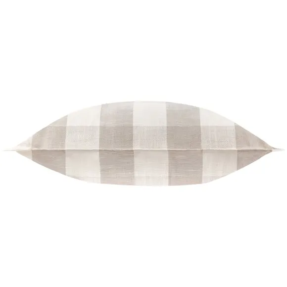 Yard Chesil Check Outdoor Cotton Square Cushion Cover 4