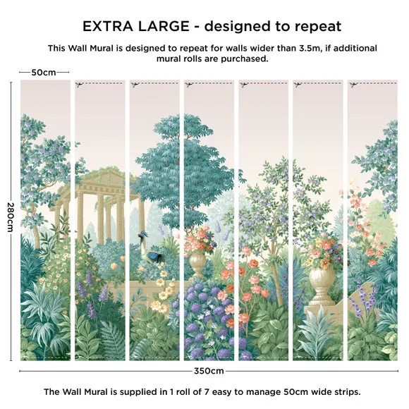 Cranberry and Laine Landscape Garden Wall Mural 4
