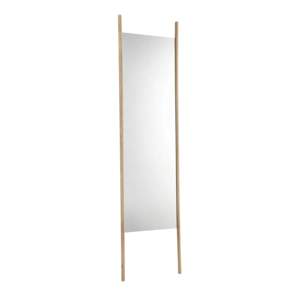 Fritz Hansen Georg Leaning Mirror Oak 2