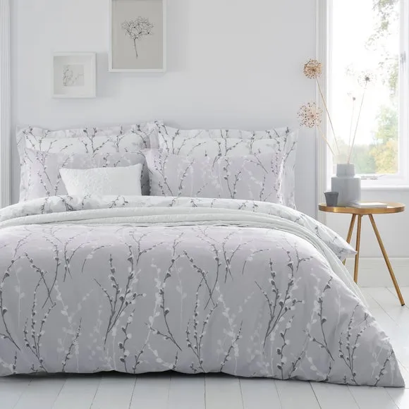 Belle Grey Oxford Pillowcase 4