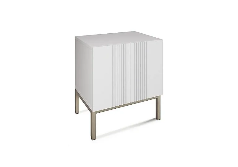 Delta Lamp Table with Smart LED Lighting - White