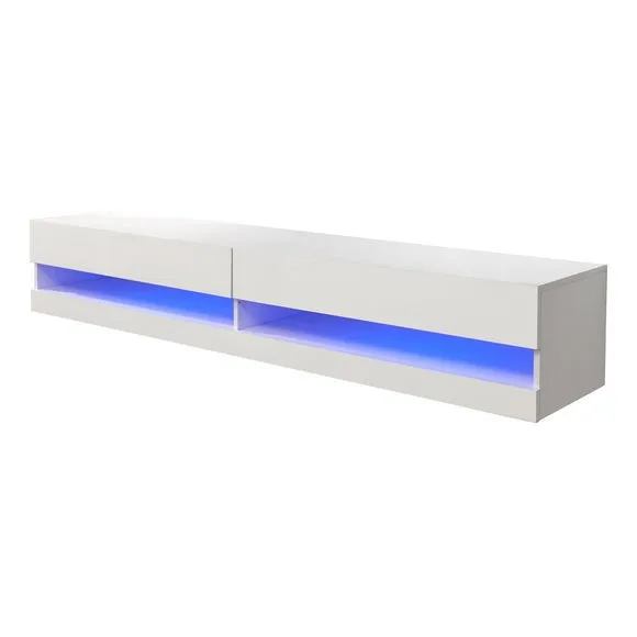 Galicia LED Wide Floating Wall TV Unit for TVs up to 67" 4