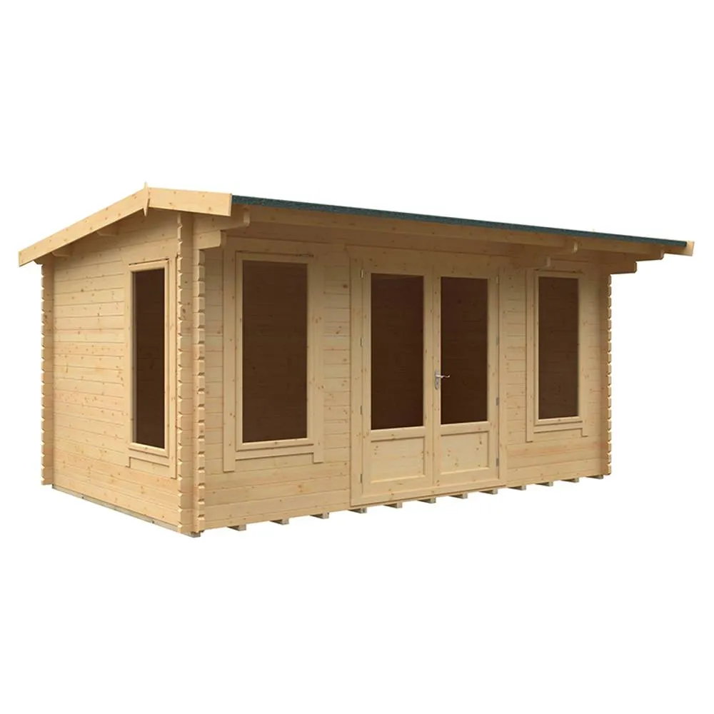 Buttercup Farm 16x10 The Jacob 44mm Cabin - L475 x W295 x H247 cm in Natural