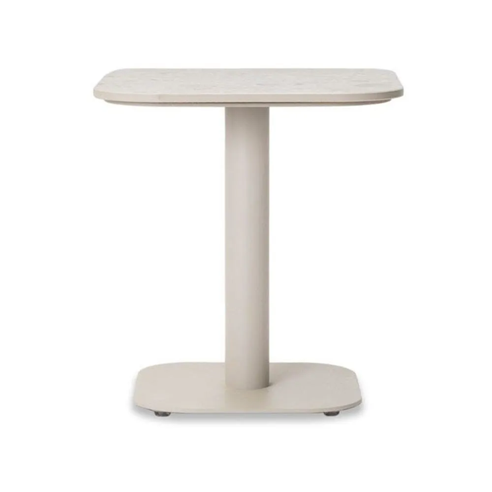 Vincent Sheppard Kodo Outdoor Side Table Dune White 2