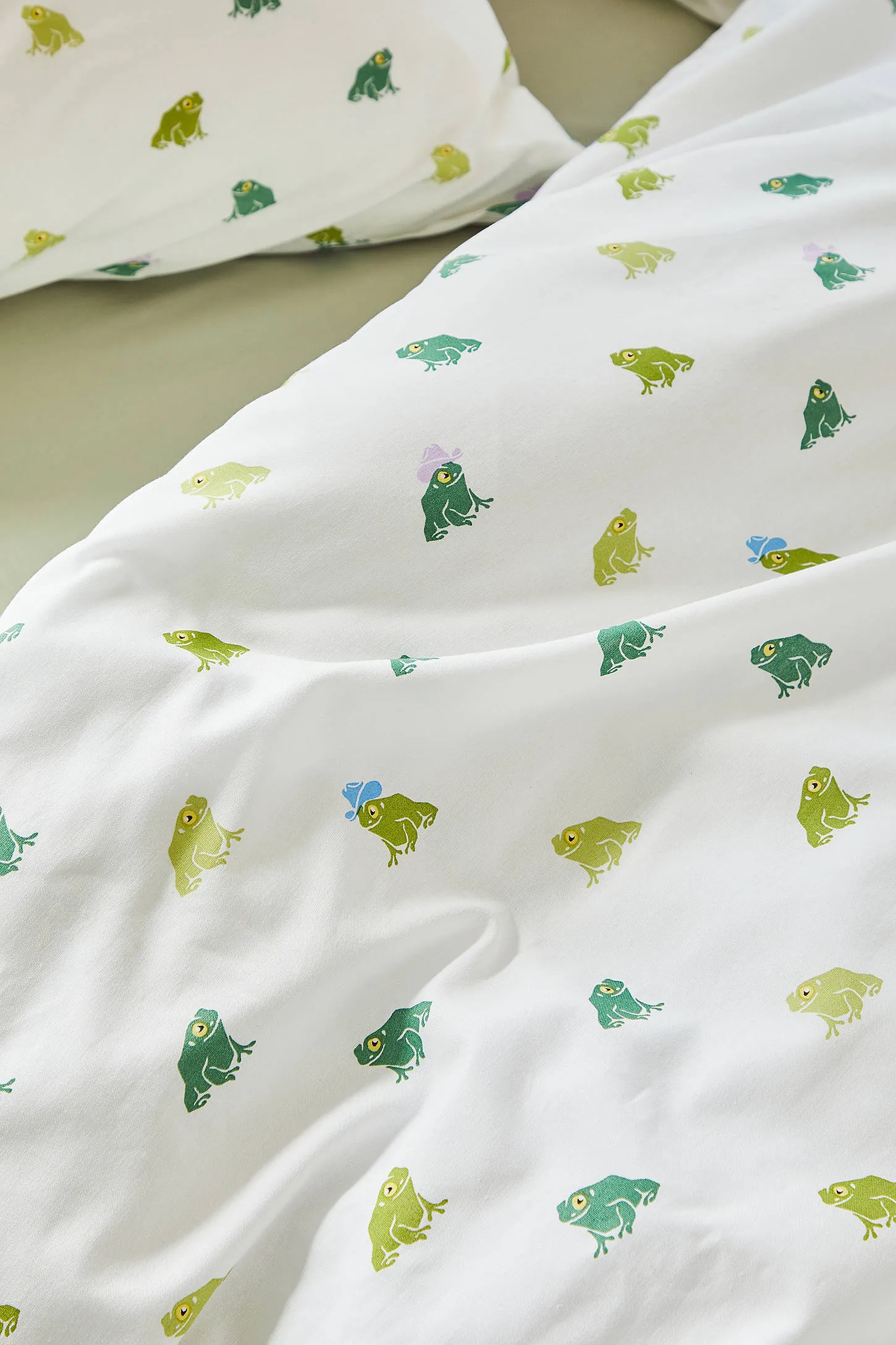 Western Froggie Duvet Set - Green 3