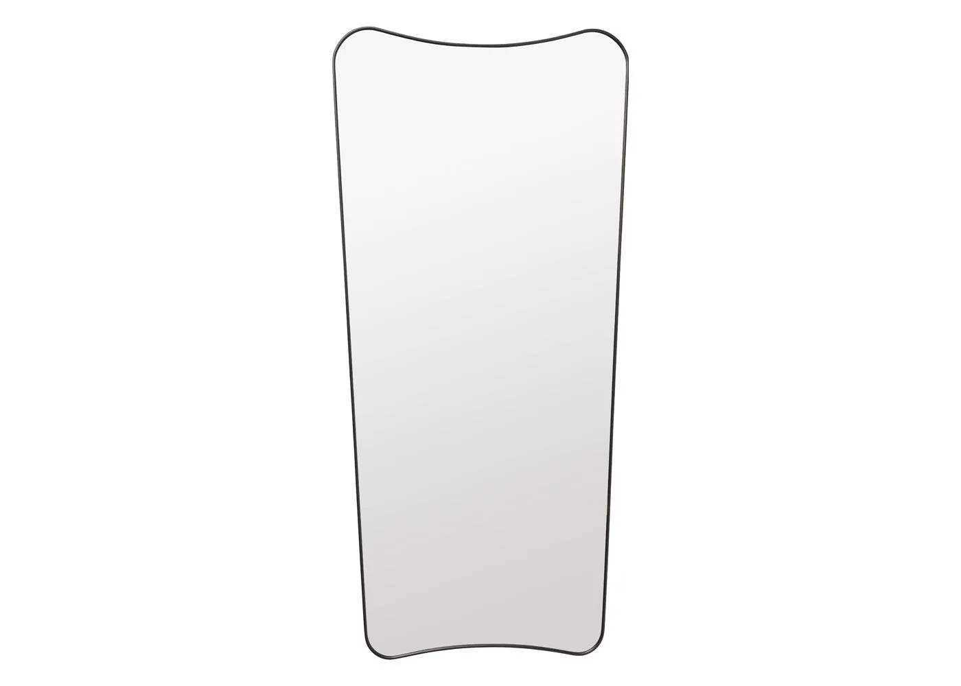 Gubi FA33 Rectangular Wall Mirror Large Black 1