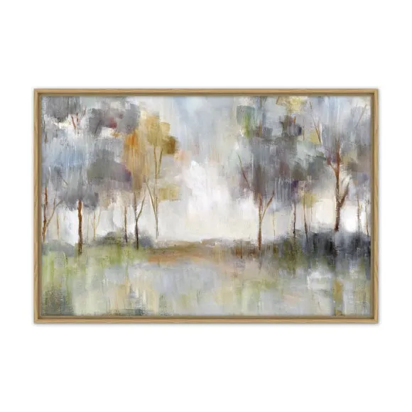 A Walk in the Meadow Framed Canvas 2