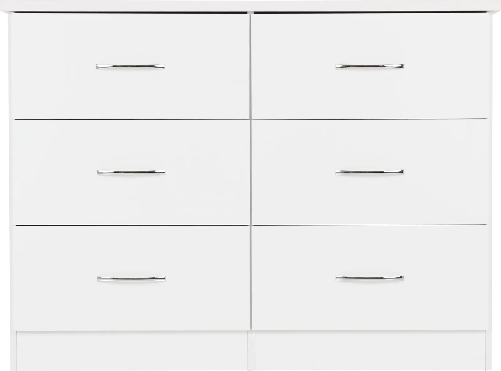 Seconique Nevada 6 Drawer Chest in White 3