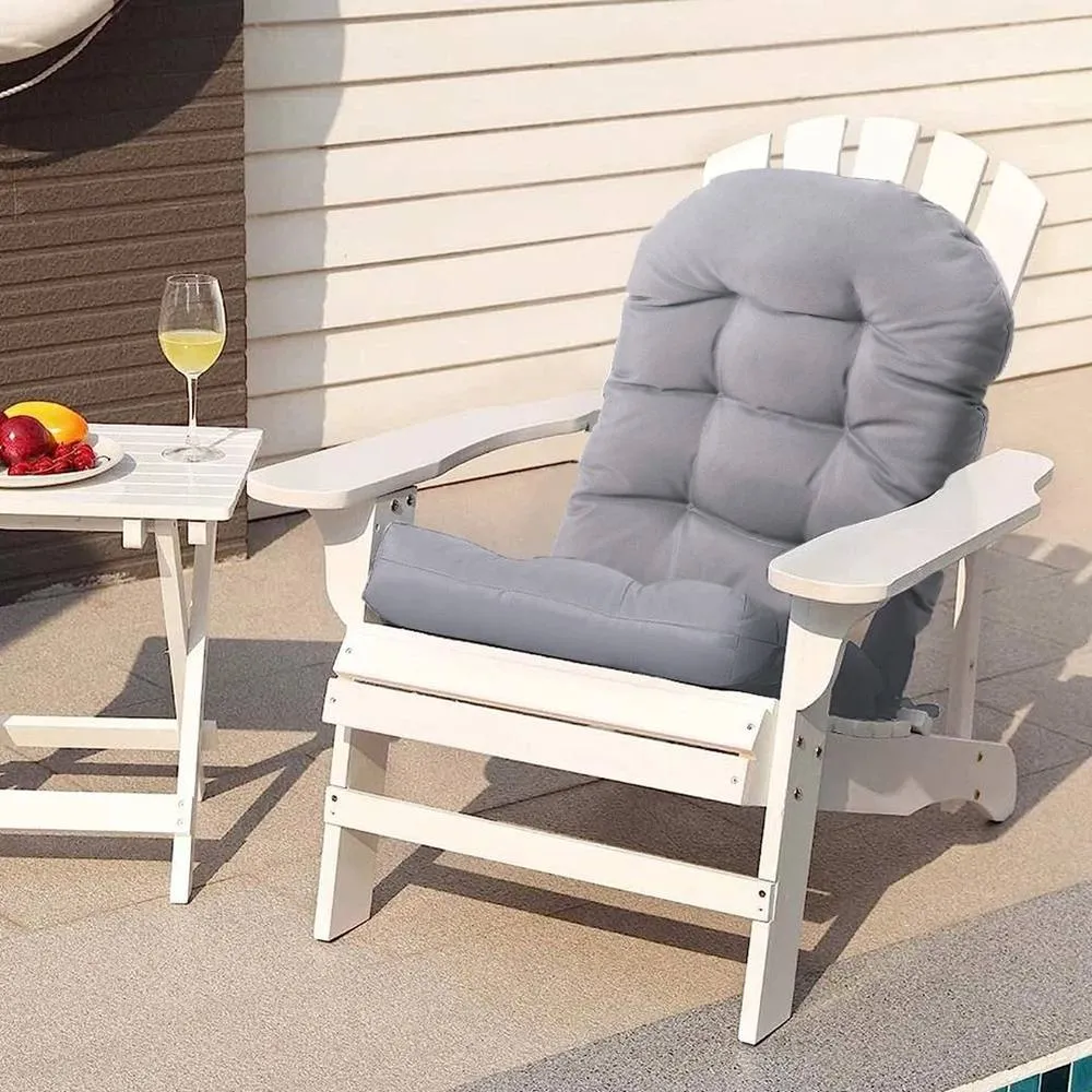 SPETLEK Cushions High Back Dining Chair Light Grey 110x48x8cm