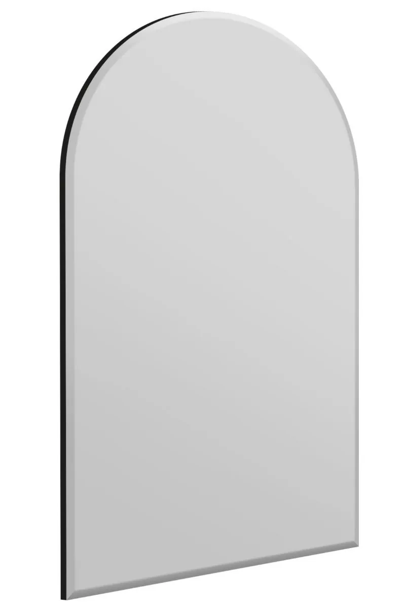 MirrorOutlet Arched Venetian Glass Frame Wall Mirror 2Ft7 X 3Ft11 80 X 120cm in Silver 4