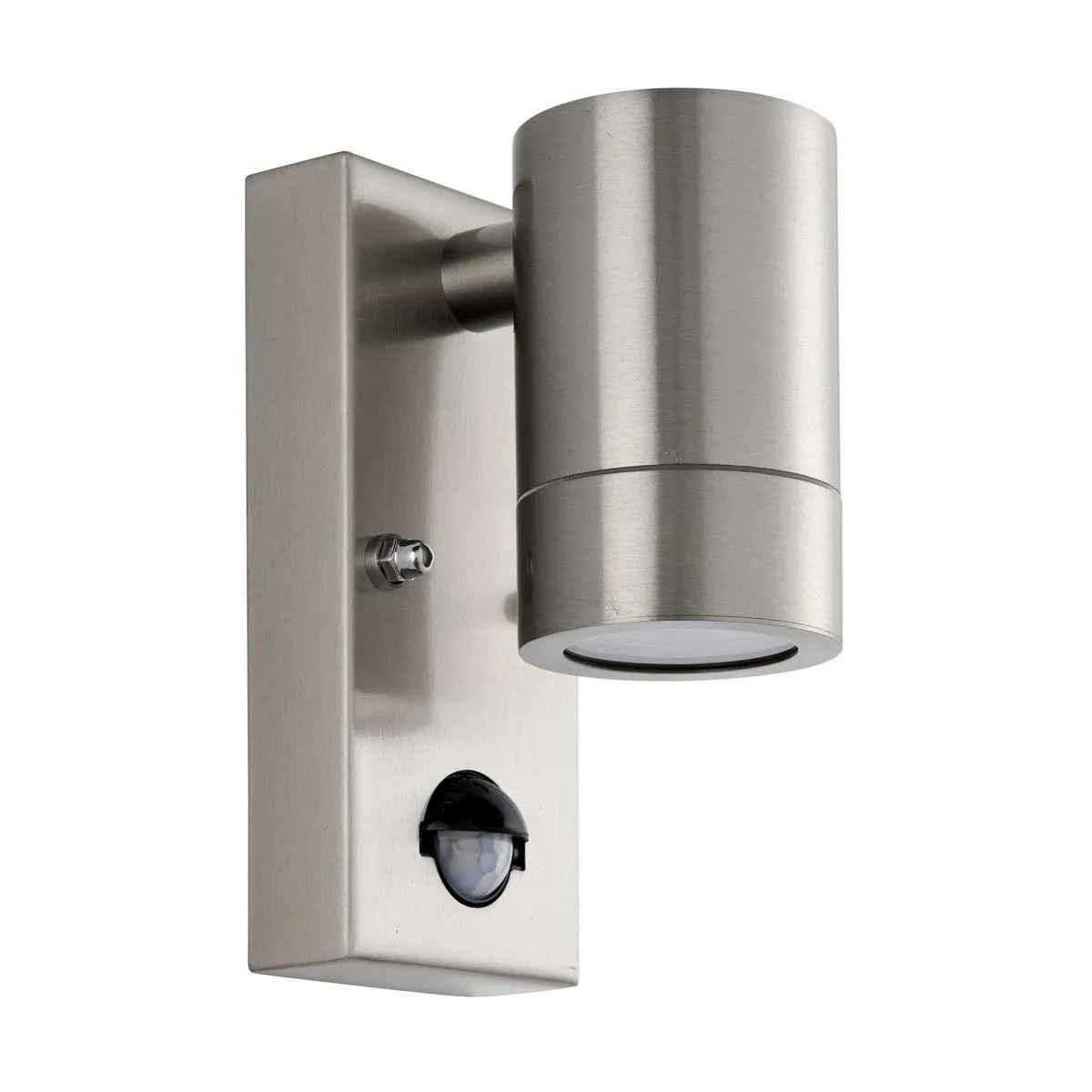 Netlighting Palin PIR Outdoor Down Wall Lamp Brushed Stainless Steel IP65 in Grey 2