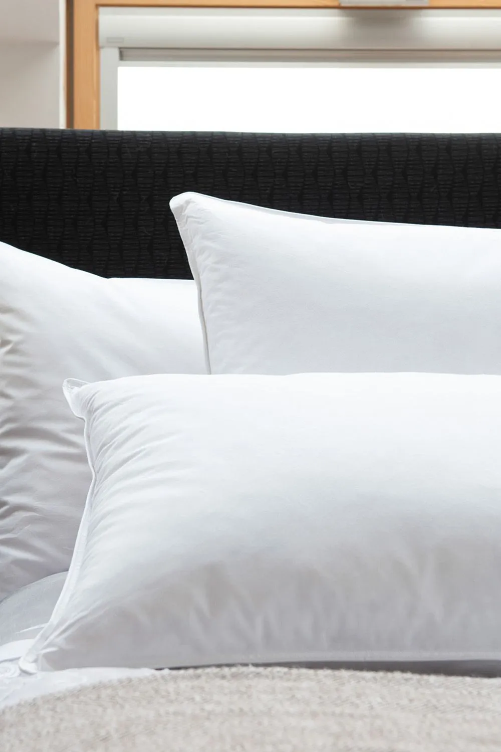 The Lyndon Company Duck Down Pillow with Natural Duck Down Filling in White 2