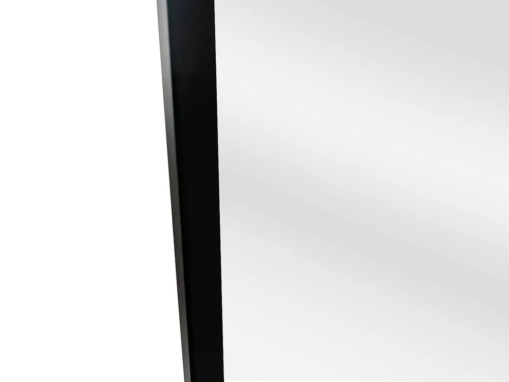 Vente-unique Large Rectangular Aluminium Mirror - L120 X H190 Cm - Black - MYRA 6