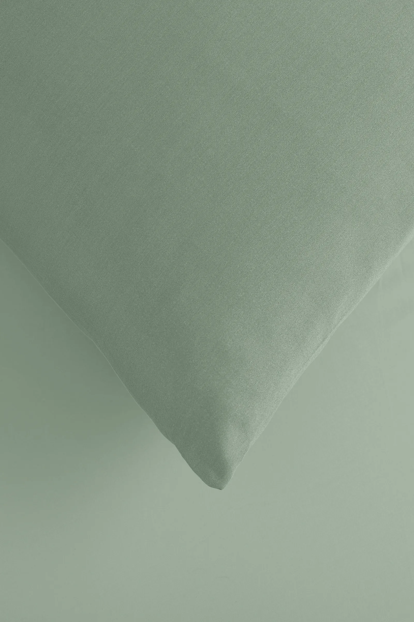 Bianca 400 Thread Count Cotton Sateen Standard Pillowcases in Green 3