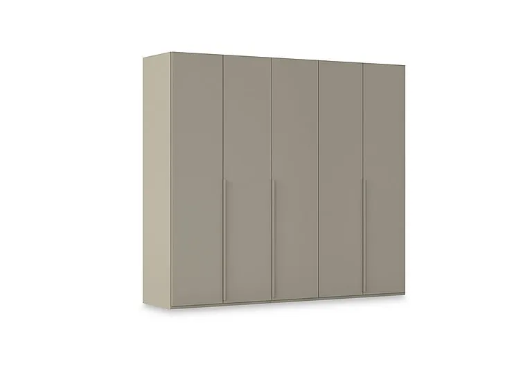 Haven 251cm 5 Door Hinged Wardrobe with Décor Doors
