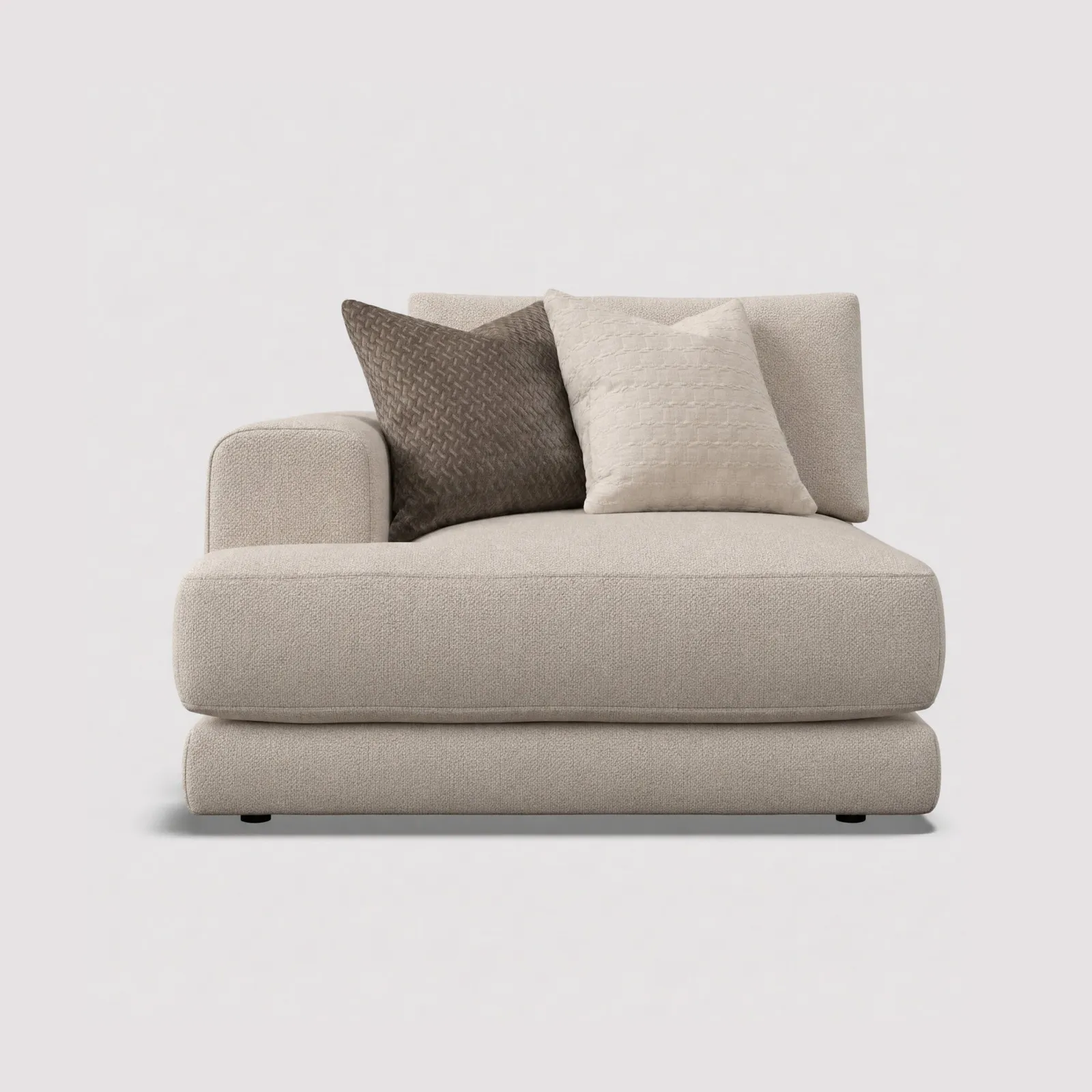 Lomax 1 Arm 1 Seater Sofa Lhf, Neutral | Barker & Stonehouse