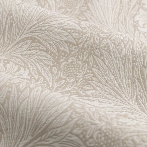 Morris & Co. Marigold Jacquard Pencil Pleat Curtains 3