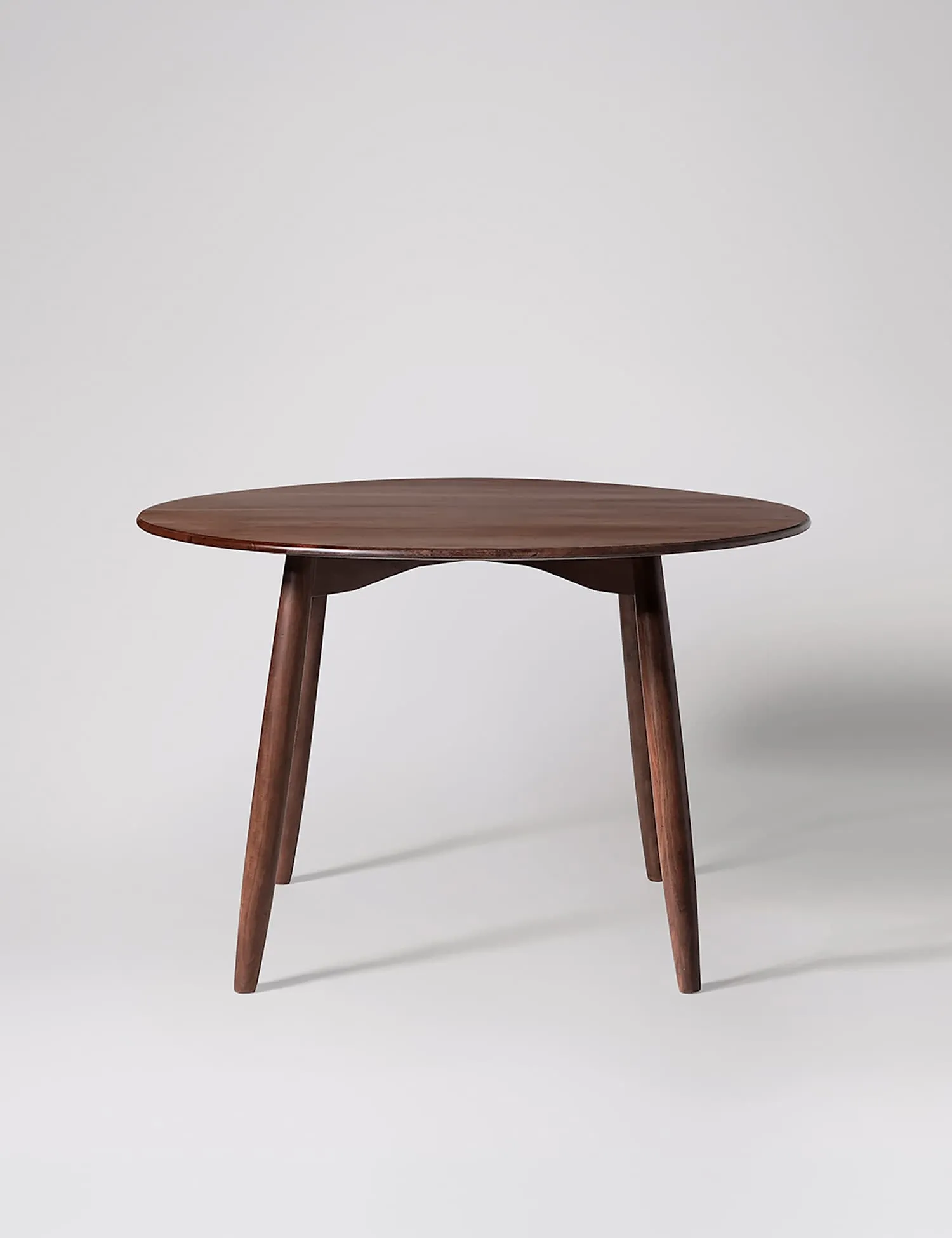 Swoon Olsen Acacia Wood 4 Seater Dining Table Dark Brown