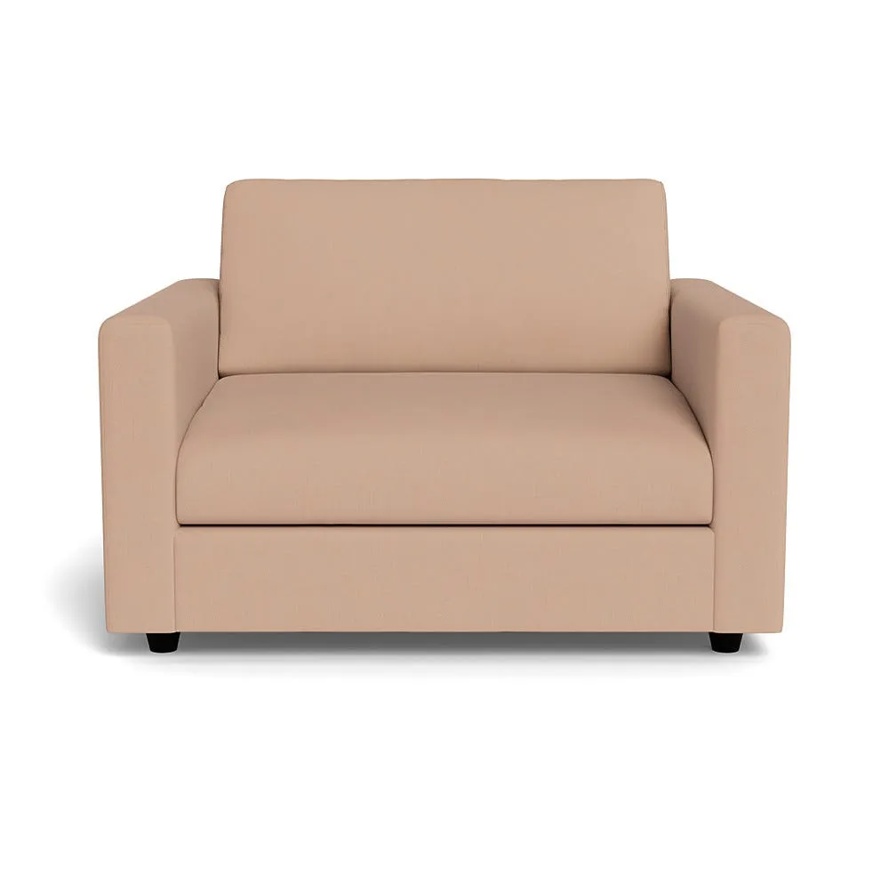 Heal's Nimbus II Loveseat Capelo Linen-Cotton Rosedale Black Feet 1