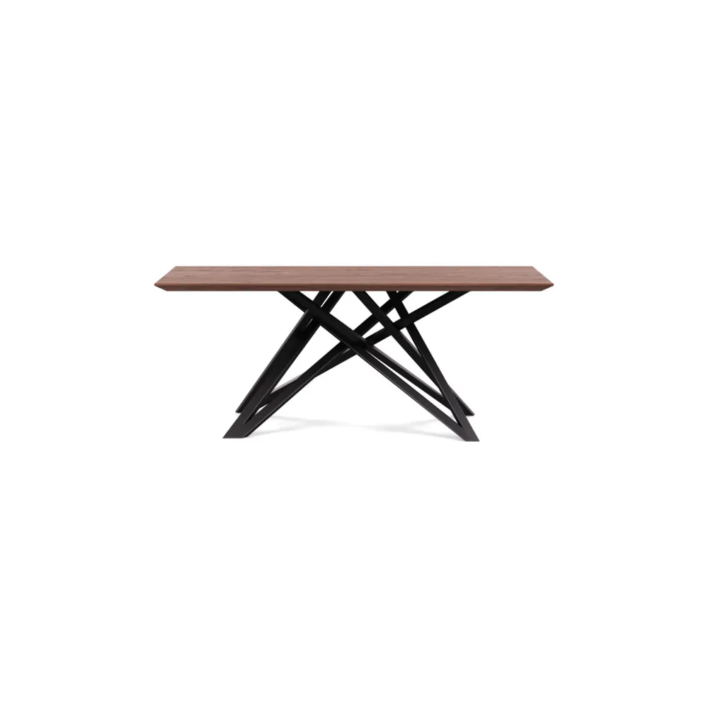 Heal's Vienna Dining Table 180x90cm Oiled Walnut Chamfered Edge Filled 1