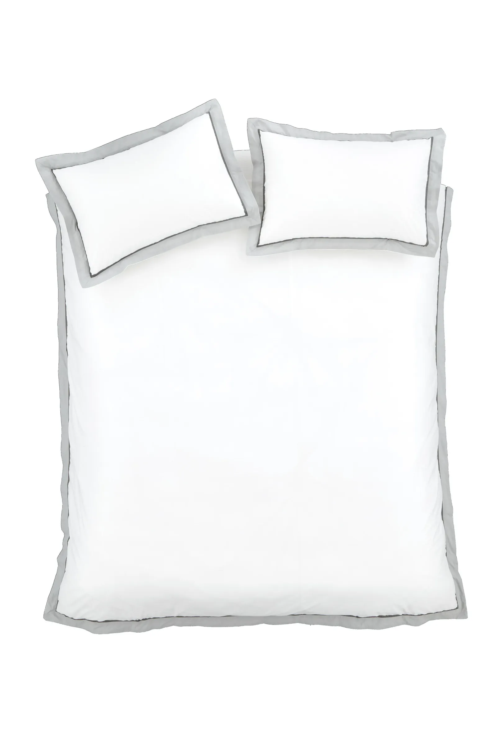 Bianca 'Mayfair' 200 Thread Count Cotton Duvet Cover Set in White 5