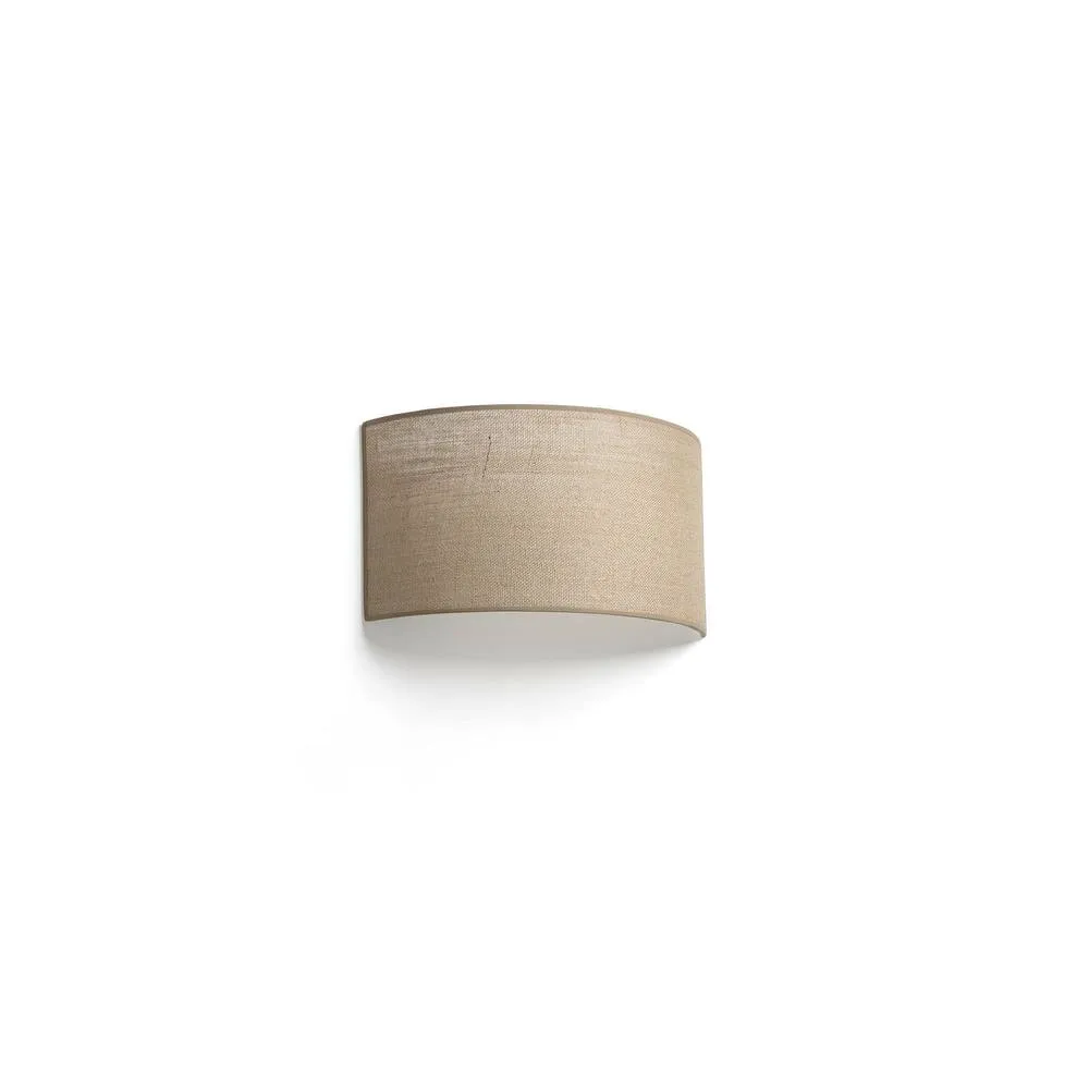 Netlighting Otton Horizontal Round Jute Wall Lamp 2L in Natural