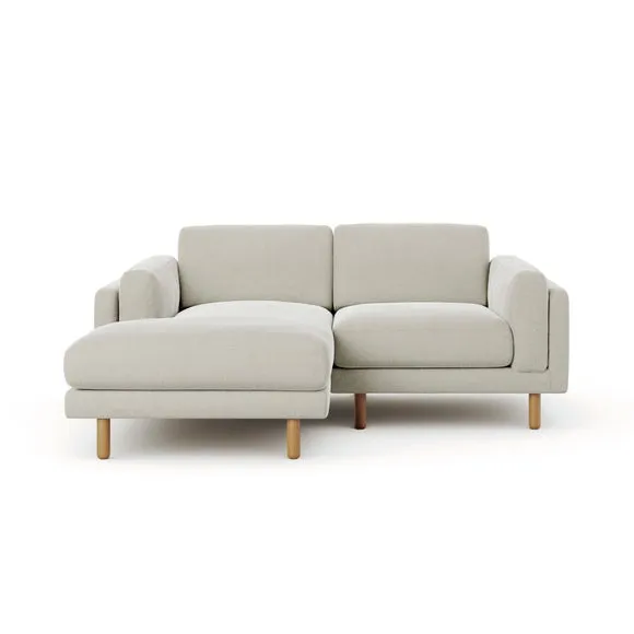 Newton Chenille Soft Texture Corner Chaise Sofa 2