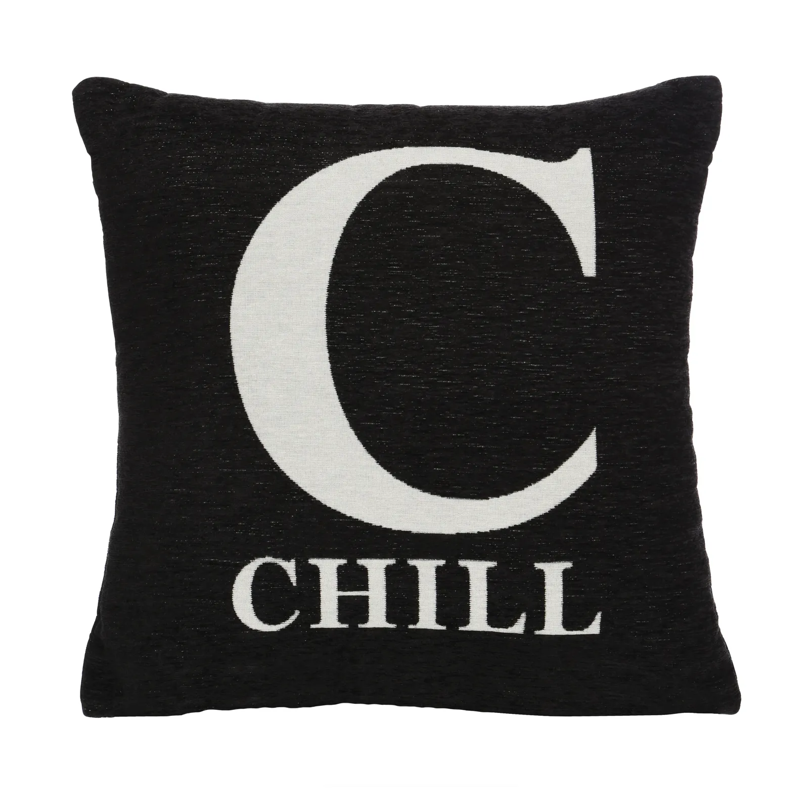 Orsina Chill Words Cushion in Black