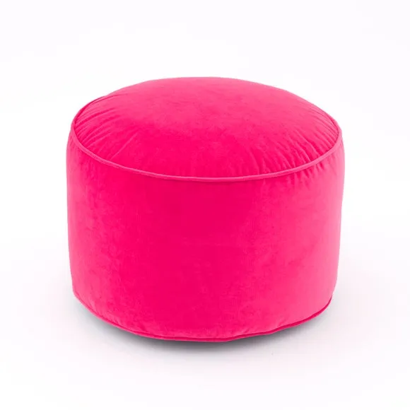 Eliza Velvet Pouffe 1