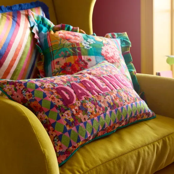 Sophie Robinson Darling Ditsy Cotton Rectangle Cushion 6