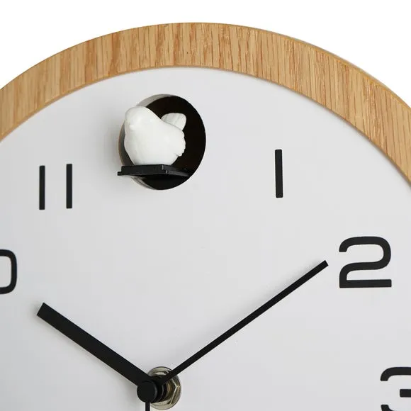 Interval Modern Round Cuckoo Wall Clock 4